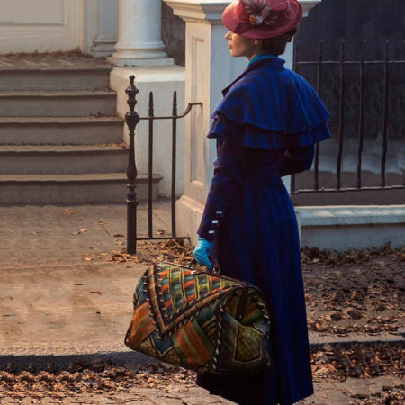 Production of the iconic carpet bag for Mary Poppins Returns